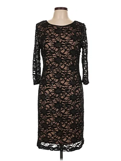 Pre-owned Onyx Nite Cocktail Dress In Black