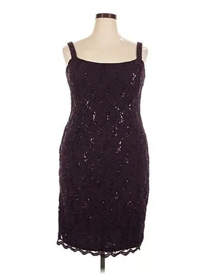 Pre-owned Onyx Nite Cocktail Dress In Purple