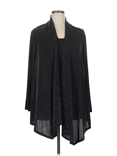 Pre-owned Onyx Nite Kimono In Black