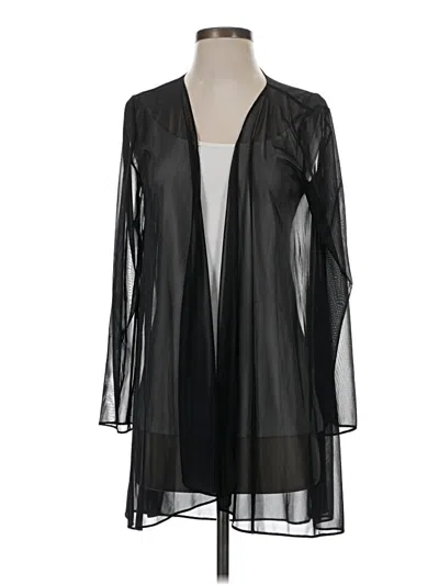 Pre-owned Onyx Nite Kimono In Black