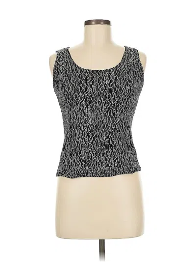 Pre-owned Onyx Nite Sleeveless Top Black Scoop Neck Tops