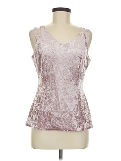 Pre-owned Onyx Nite Sleeveless Top Burgundy Sweetheart Neckline Tops