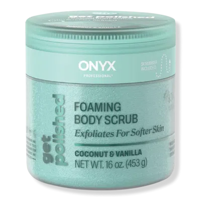 Onyx Professional Get Polished Foaming Body Scrub - Coconut And Vanilla
