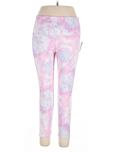 Pre-owned Onzie Active Pants In Pink
