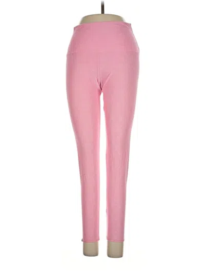 Pre-owned Onzie Active Pants In Pink