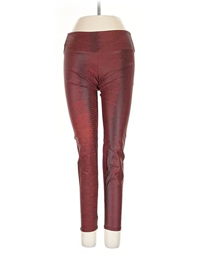 Pre-owned Onzie Active Pants In Red
