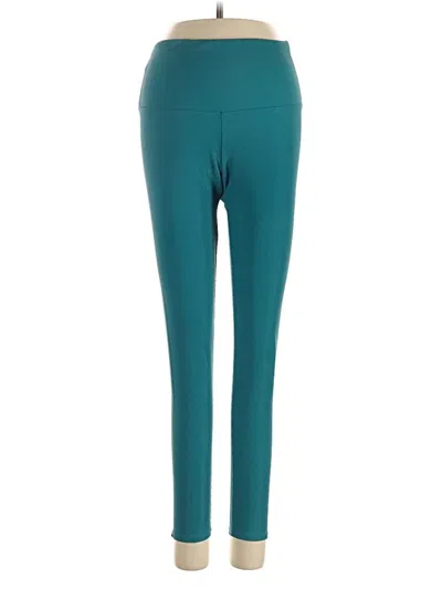 Pre-owned Onzie Active Pants In Teal