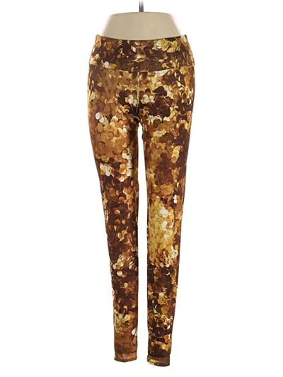 Pre-owned Onzie Casual Pants In Gold