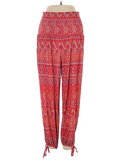 Pre-owned Onzie Casual Pants In Red