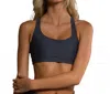 Onzie Geo Chic Low Impact Sports Bra In Onz Grey In Multi
