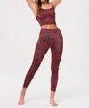 ONZIE HIGH RISE MIDI LEGGING IN PRETTY WILD