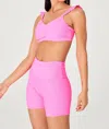 Onzie Le Femme Bra In Neon Pink In Pink