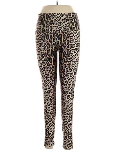 Pre-owned Onzie Leggings In Gold