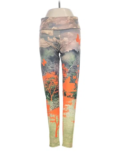 Pre-owned Onzie Leggings In Orange