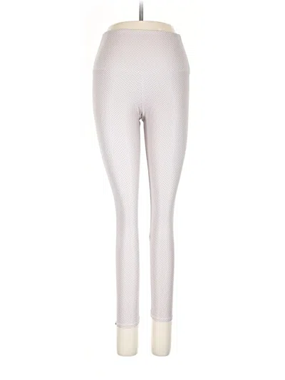 Pre-owned Onzie Leggings In Silver