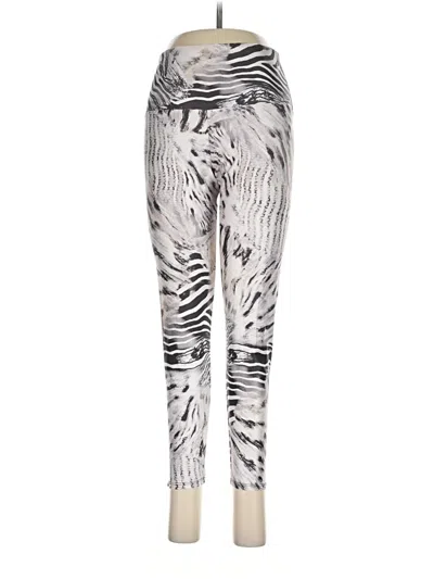 Pre-owned Onzie Leggings In Silver