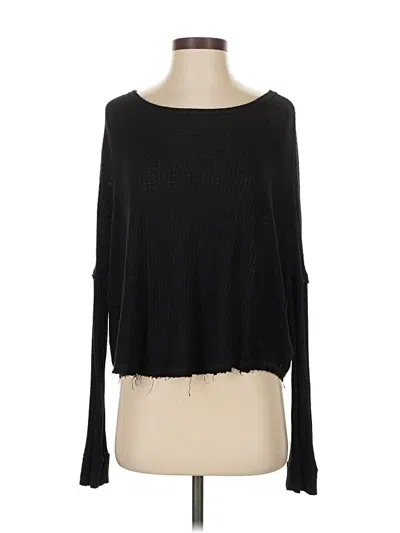 Pre-owned Onzie Pullover Sweater In Black