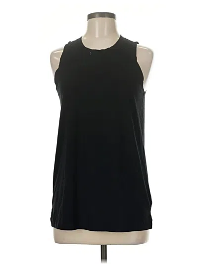 Pre-owned Onzie Sleeveless Top Black Halter Neckline Tops