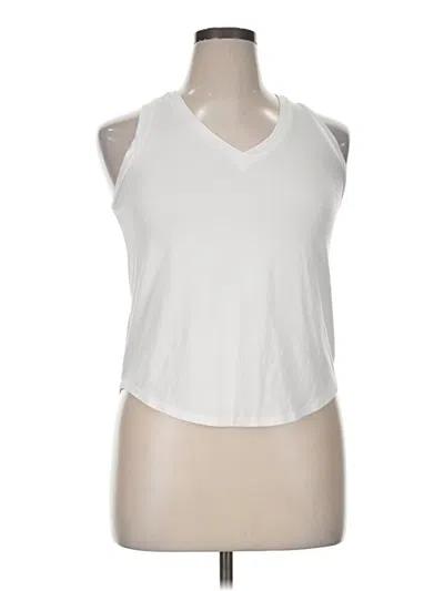 Pre-owned Onzie Sleeveless T-shirt In White
