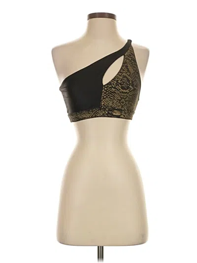 Pre-owned Onzie Sports Bra In Gold