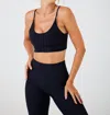 Onzie Tank Bra In Black In Black
