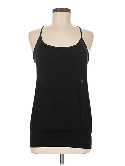 Pre-owned Onzie Tank Top Black Halter Neckline Tops