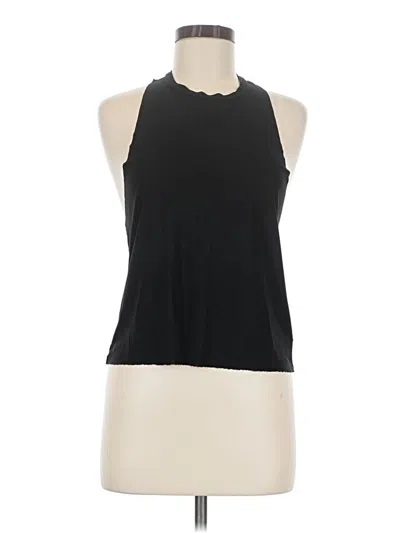 Pre-owned Onzie Tank Top Black Halter Neckline Tops