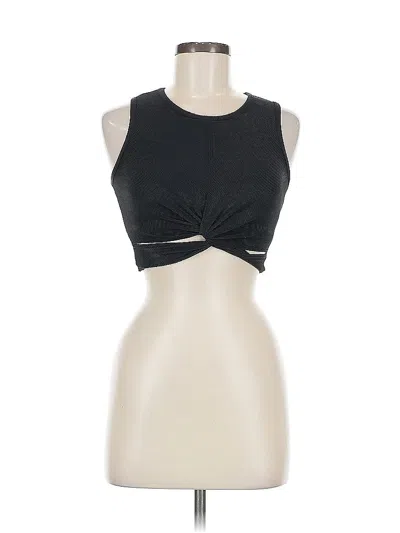 Pre-owned Onzie Tank Top Black Strapless Neckline Tops