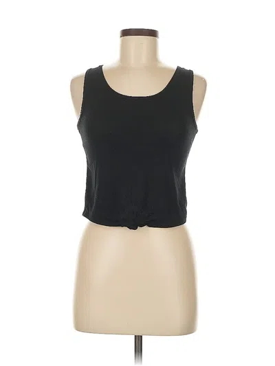 Pre-owned Onzie Tank Top Black Strapless Neckline Tops