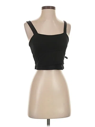 Pre-owned Onzie Tank Top Black Strapless Neckline Tops