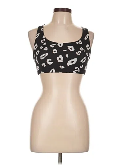 Pre-owned Onzie Tank Top Black Strapless Neckline Tops