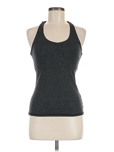 Pre-owned Onzie Tank Top Gray Halter Neckline Tops