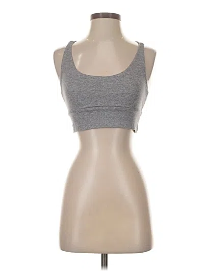 Pre-owned Onzie Tank Top Gray Strapless Neckline Tops