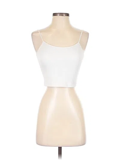 Pre-owned Onzie Tube Top Ivory Strapless Neckline Tops In White