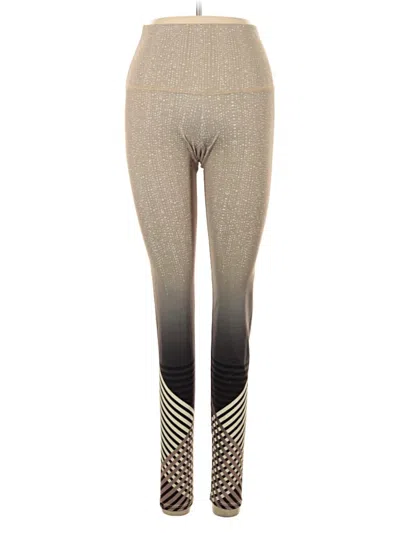 Pre-owned Onzie Yoga Pants In Gold