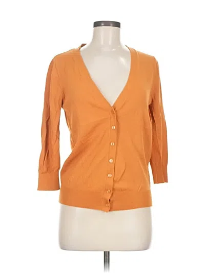 Pre-owned Oodji Cardigan Sweater In Orange