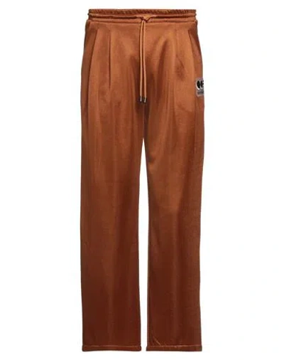 Oof Man Pants Camel Size S Polyester, Cotton In Beige