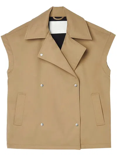Oof Wear Bonded Fabric Vest 9293 In Brown