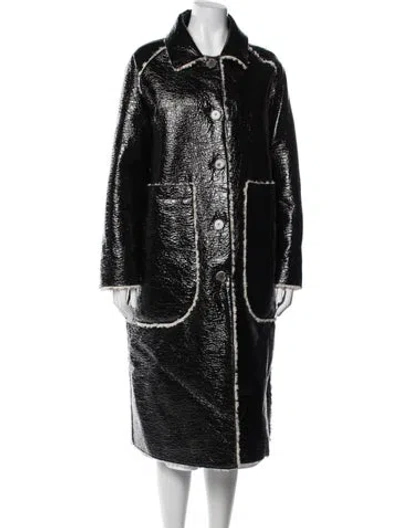 Pre-owned Oof Wear Coat In Black
