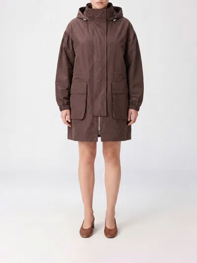 Oof Wear Coat Woman In Brown