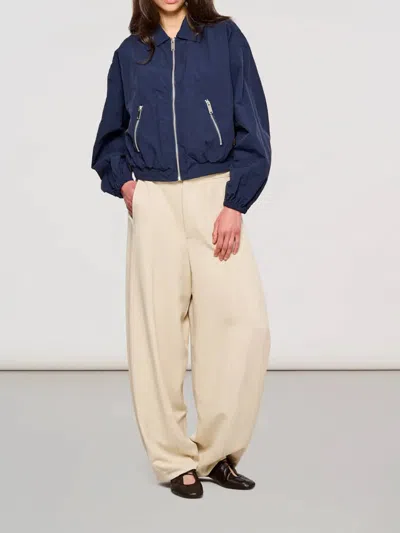 Oof Wear Compact Nylon Bomber In Blue