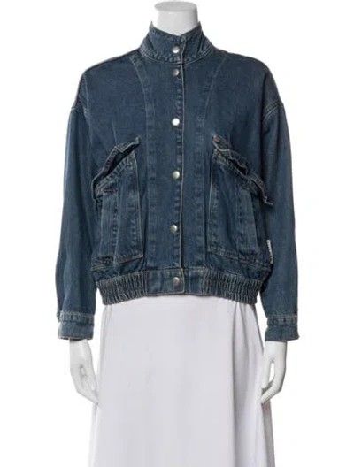 Pre-owned Oof Wear Denim Jacket In Blue
