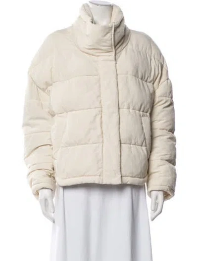Pre-owned Oof Wear Down Jacket In Neutrals