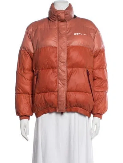 Pre-owned Oof Wear Down Jacket In Orange