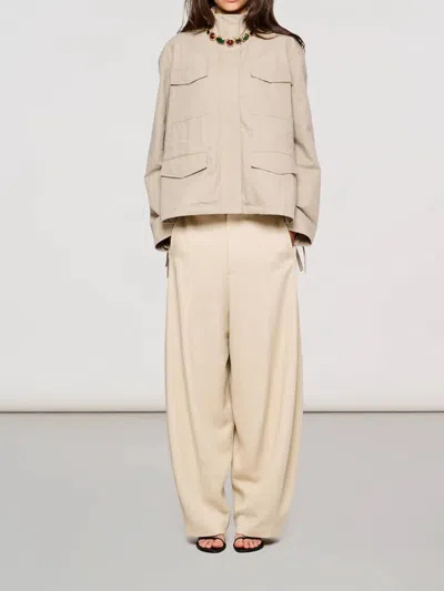 Oof Wear Field Jacket Cotton Tech In Neutral