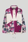 Oof Wear Giacca A Vento Fantasia Floreale In Multicolore