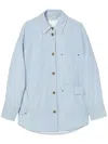Oof Wear Gestreifte Jacke In Blue