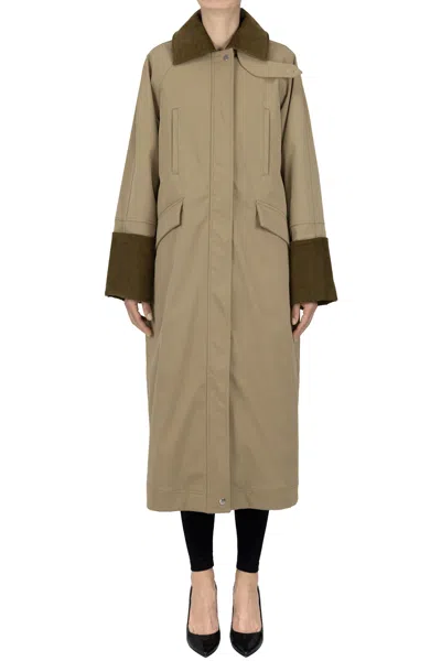 Oof Wear Parka Style Down Jacket In Green