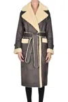 Oof Wear Reversible Eco-shearling Coat In Brown
