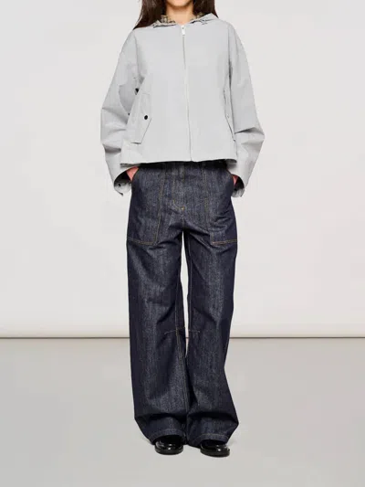 Oof Wear Short Parka Two Layers In Blue